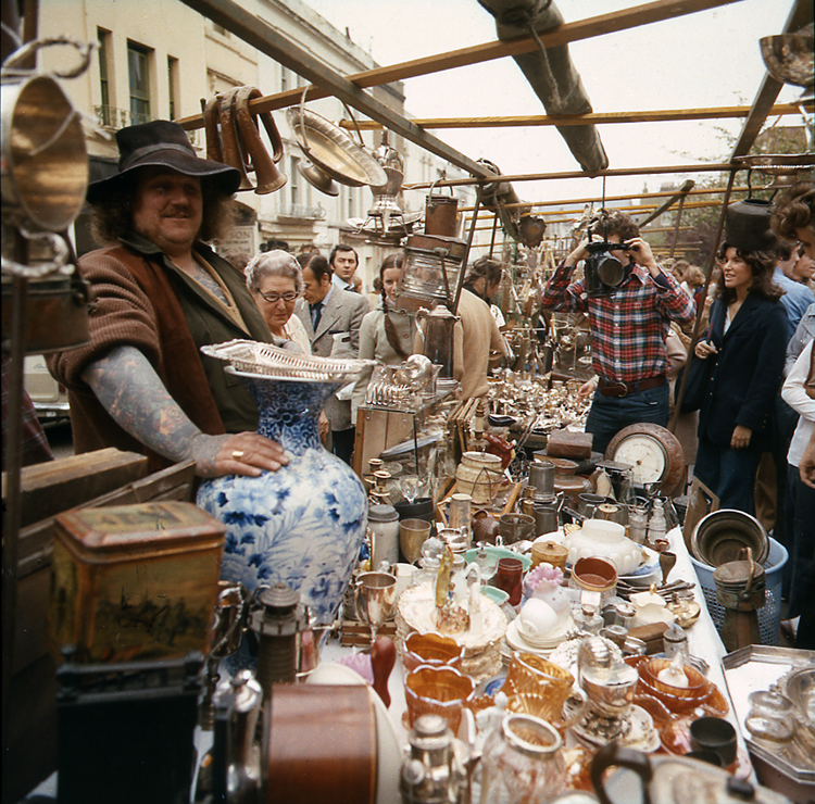 Portobello Road market, 1970s